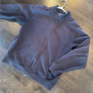 L.L. Bean Black Zip Up Sweater